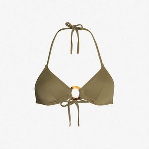 Solid & Striped Sadie Halterneck Bikini Top (M)